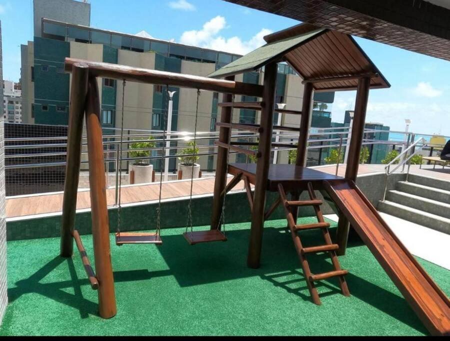 Lindo Apt Com Frente Para O Mar 3 Andar Cabo Branco Joao Pessoa Ngoại thất bức ảnh